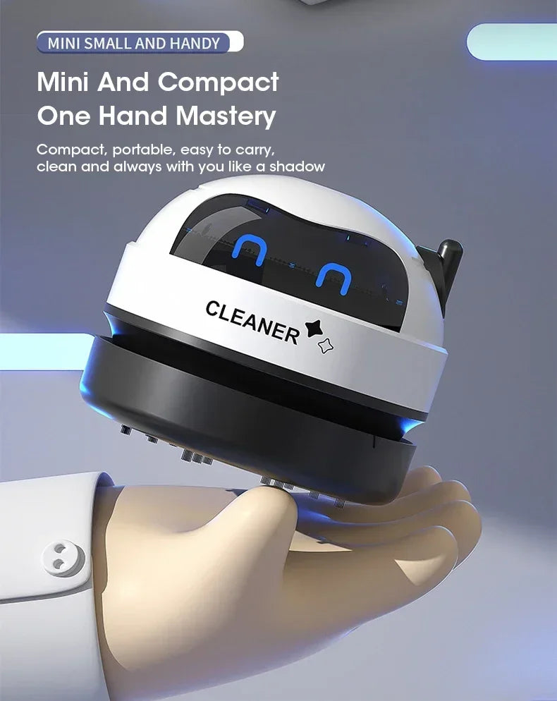 Desk Table Dust Vacuum Handheld Mini Vacuum Cleaner USB Table Sweeper Home Office Desktop Pencil Crumbs Cleaner Vacuum Cleaner