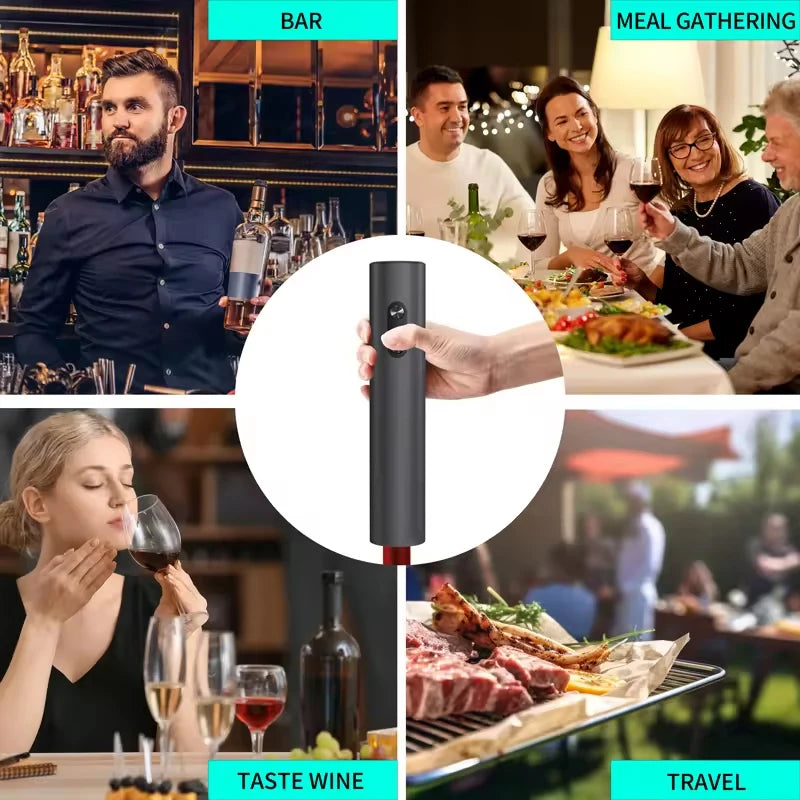Electric Wine Bottle Opener Automatic Red Wine Corkscrew Wine Opener Bar Wine Tools Kitchen Products