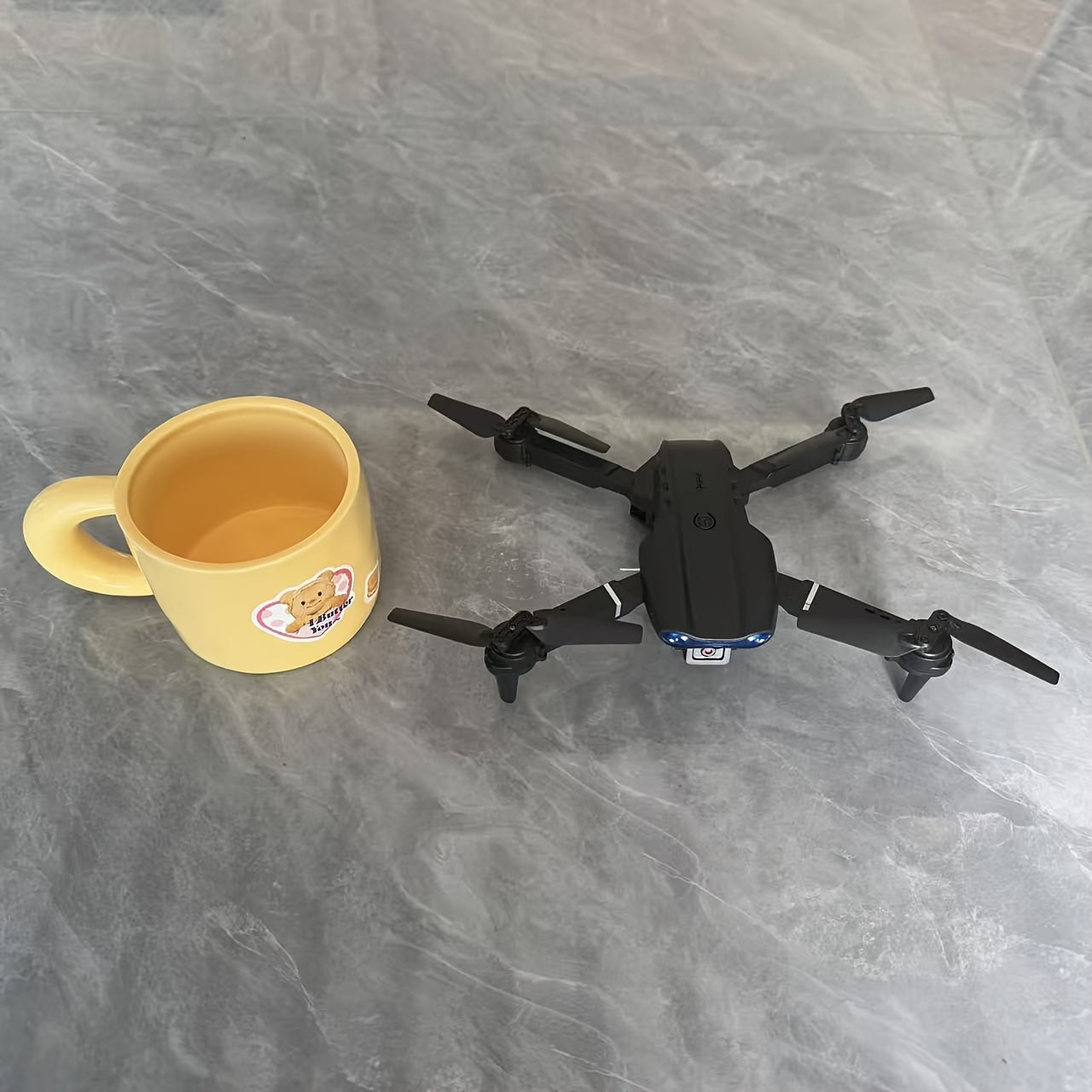 E99 Pro K3 Professional RC Drone with Dual HD Foldable Cameras, Altitude Hold, Wi-Fi Control & 6-8 Min Flight - Indoor/Outdoor Toy for Adults & Youngsters, Perfect Holiday Gift (Grey/Black), Outdoor Flying, Highperformance Re