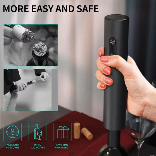 Electric Wine Bottle Opener Automatic Red Wine Corkscrew Wine Opener Bar Wine Tools Kitchen Products